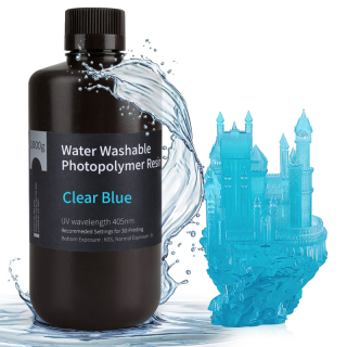 ELEGOO Water Washable Resin Clear Blue, 1 kg